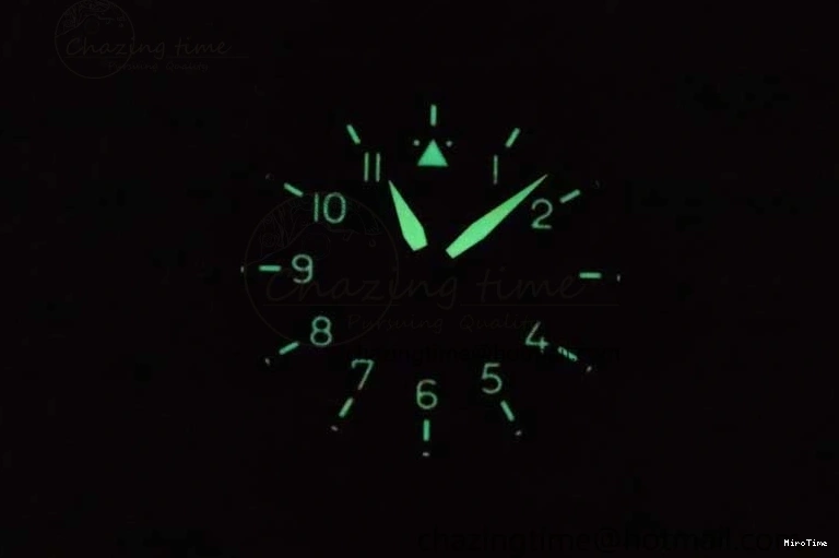 MIROTIME 0315 Mark XVIII IW327006 Titanium M+F 1:1 Best Edition Black Dial on Brown Leather Strap A Efficient 7052